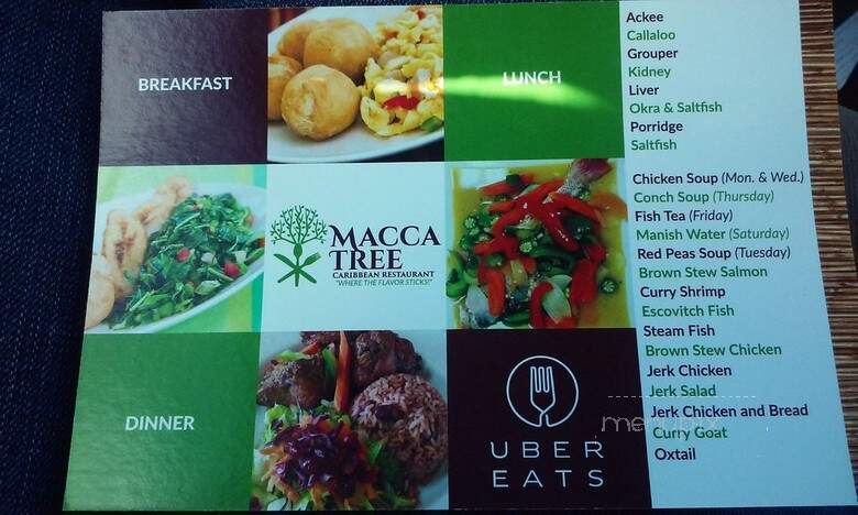 Macca Tree Caribbean Restaurant - Miami Gardens, FL menu_pic