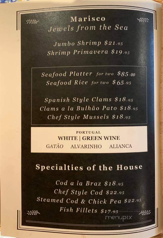 Restaurant Nova Lisboa - London, ON menu_pic