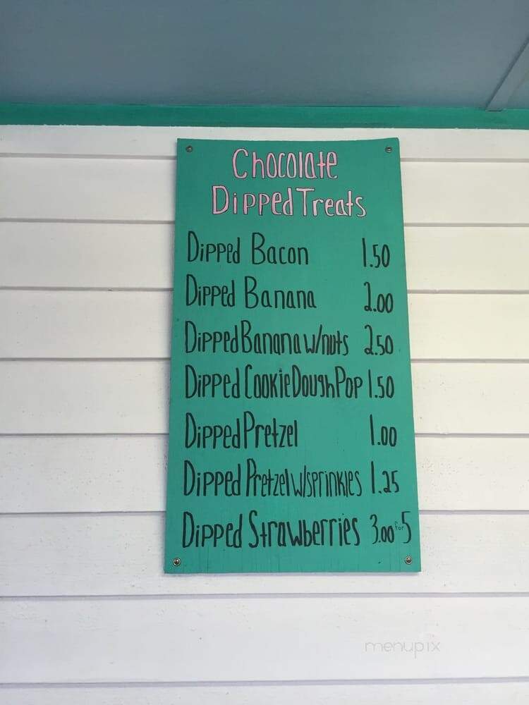 Fatboyz Ice Cream & Grill - Nags Head, NC menu_pic