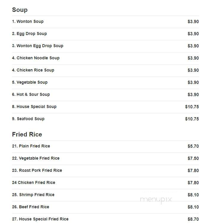 Lucky Garden - Colonial Heights, VA menu_pic
