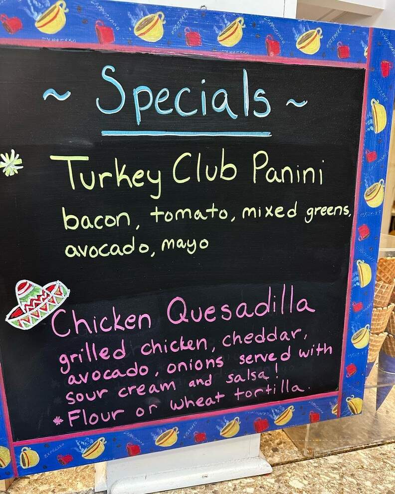 Cape Cod Creamery - Dennis, MA menu_pic