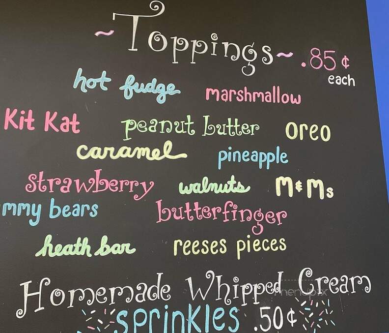 Cape Cod Creamery - Dennis, MA menu_pic