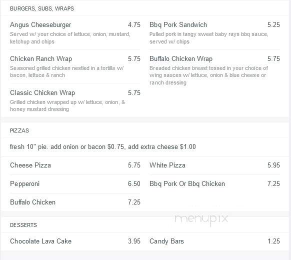 Corner Pocket - Largo, FL menu_pic