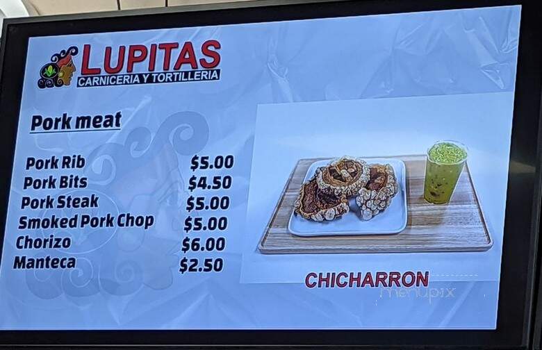 Lupitas Carniceria y Tortilleria #2 - Charlotte, NC menu_pic