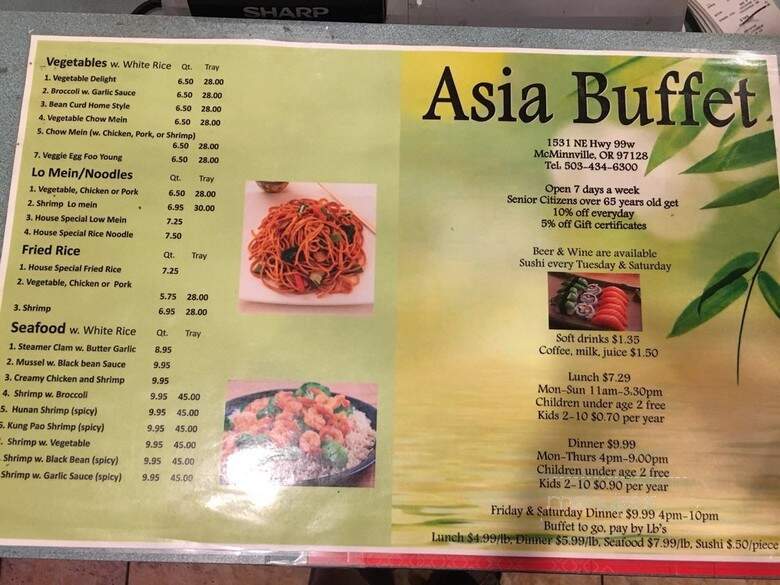 Asia Buffet - McMinnville, OR