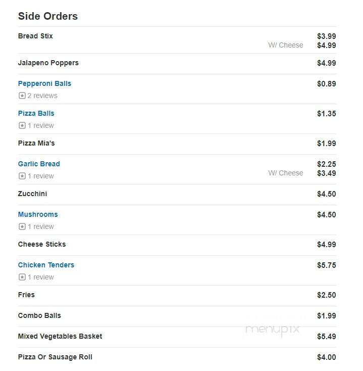 Mama Mia's Pizzeria - Erie, PA menu_pic