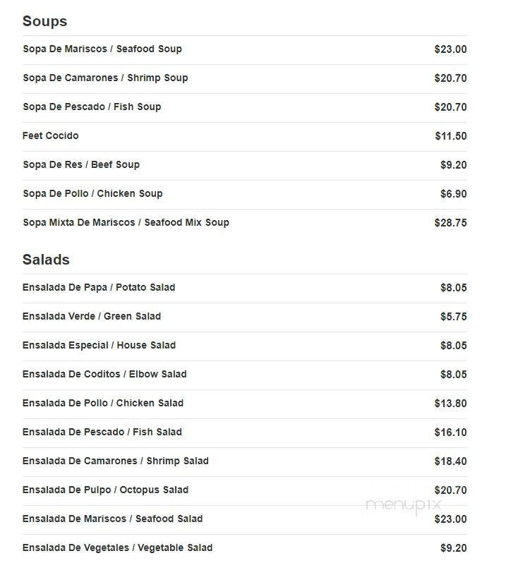 Tu Pais Restaurant - Newark, NJ menu_pic