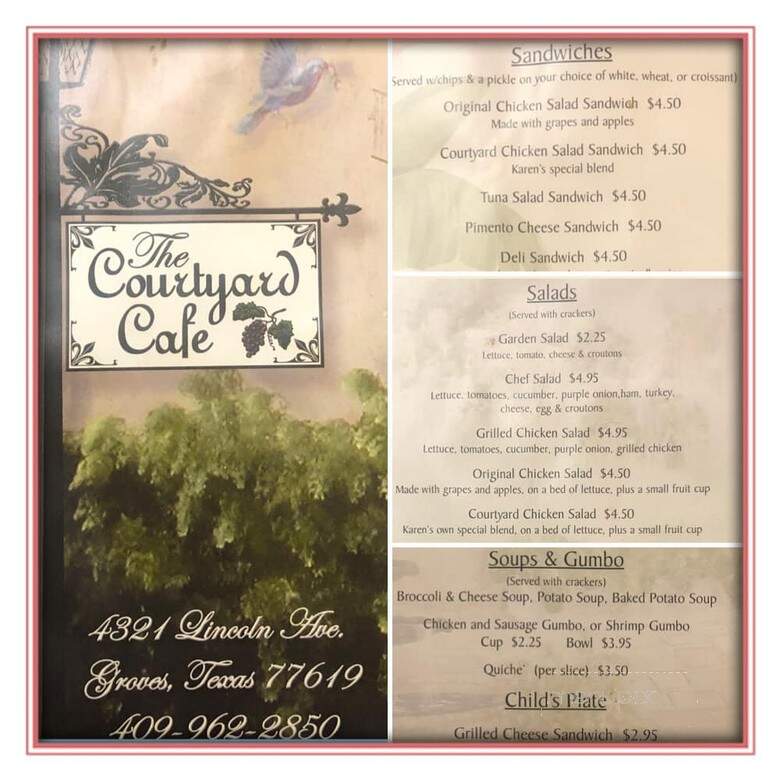 Courtyard Cafe & Bakery - Groves, TX