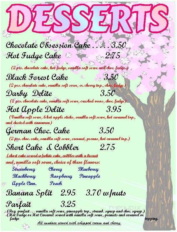 Frosty Bossie - Coeburn, VA menu_pic