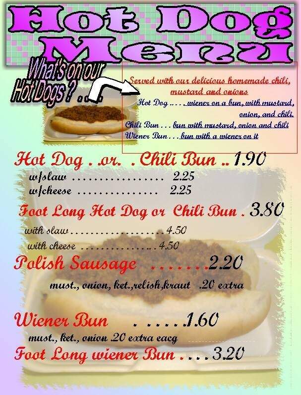 Frosty Bossie - Coeburn, VA menu_pic