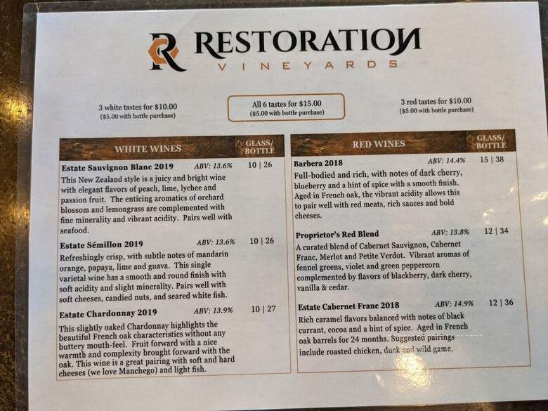 Restoration Vineyards - Palisade, CO
