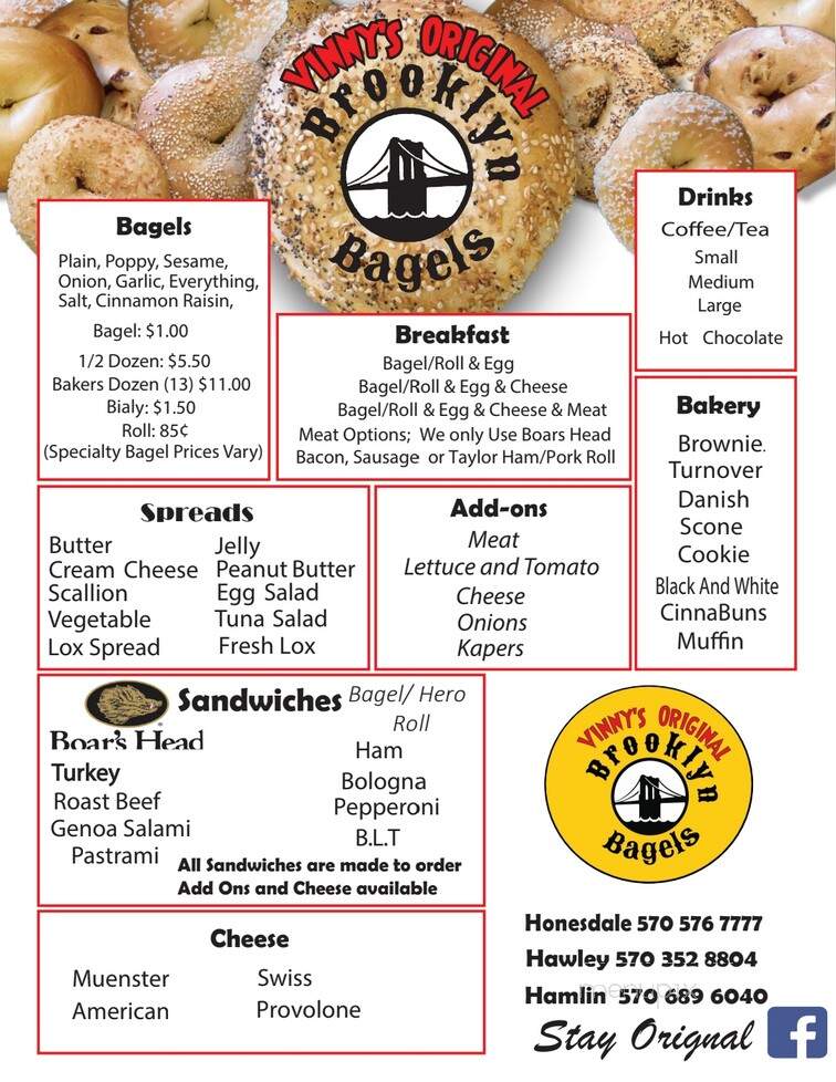 Vinny's II - Greentown, PA menu_pic