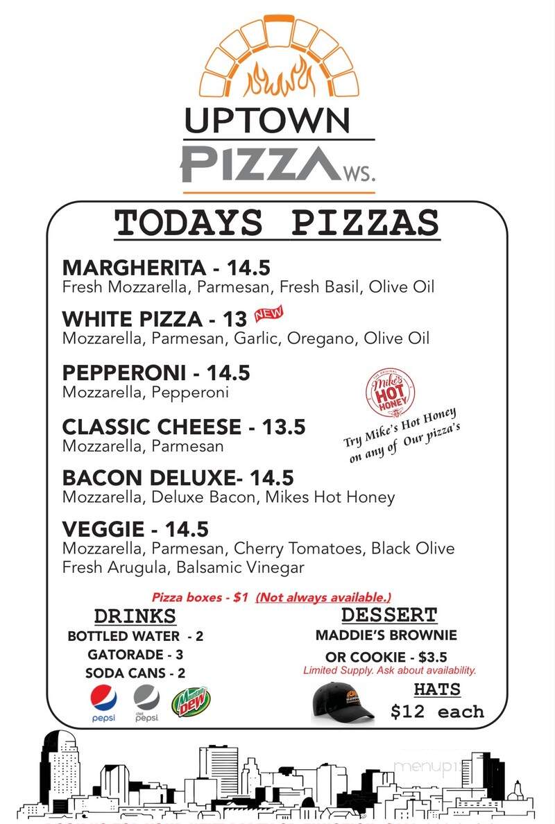 Uptown Pizza WS - Advance, NC menu_pic
