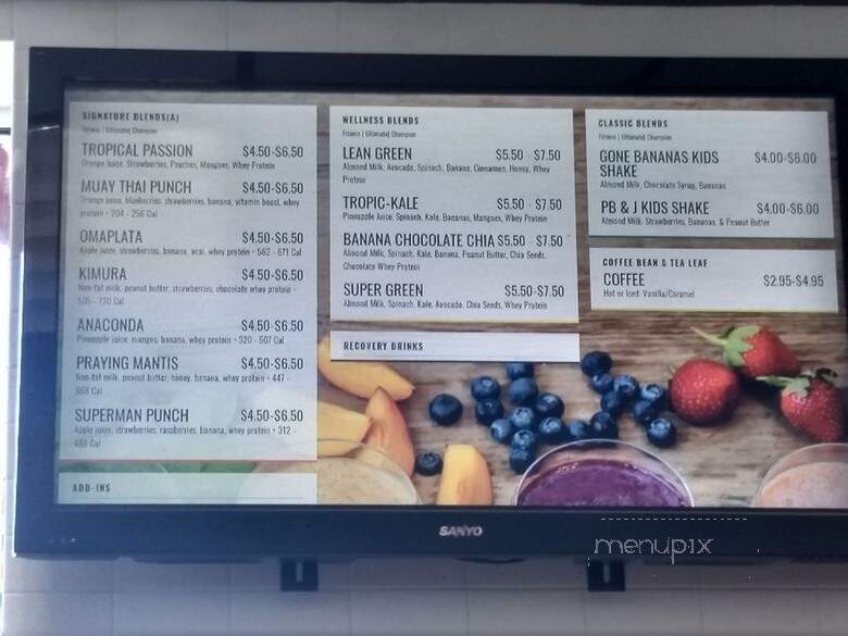 ArmBar UFC - Rosemead, CA menu_pic