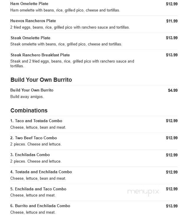 Abelardo's Mexican Fresh - Ralston, NE menu_pic