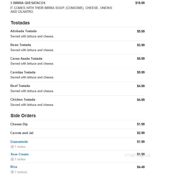 Abelardo's Mexican Fresh - Ralston, NE menu_pic