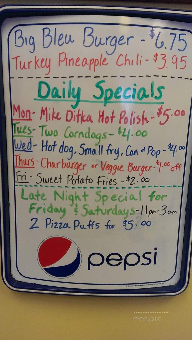 University Dogs - Decatur, IL menu_pic