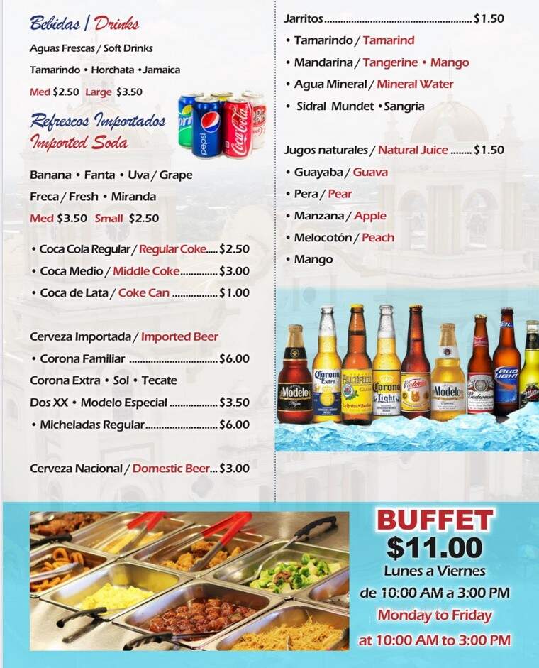 Mi Tierra Restaurante - Lafayette, LA menu_pic