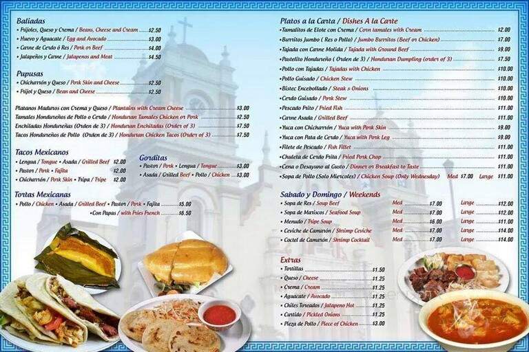 Mi Tierra Restaurante - Lafayette, LA menu_pic
