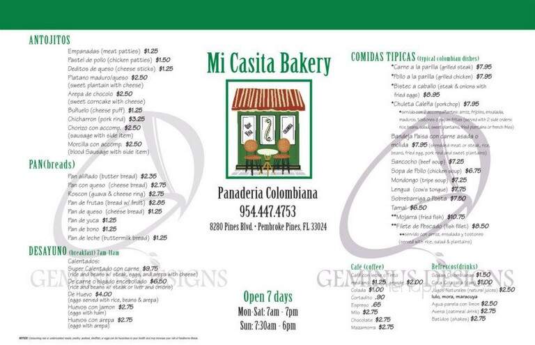 Mi Casita Bakery & Restaurant - Pembroke Pines, FL