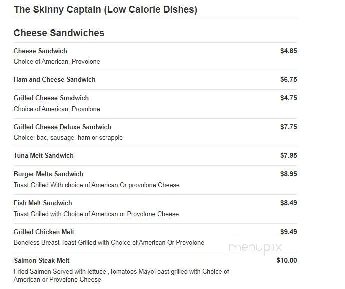 Silver Star Restaurant - Baltimore, MD menu_pic