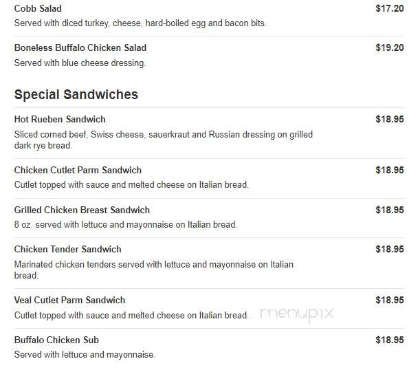 A-1 Deli - Haverhill, MA menu_pic