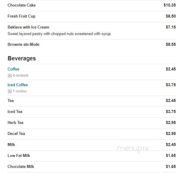 A-1 Deli - Haverhill, MA menu_pic