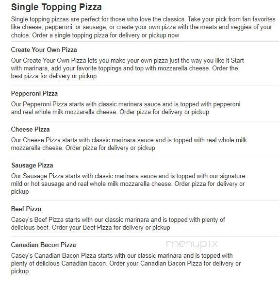 Caseys Carry Out Pizza - La Grange, MO