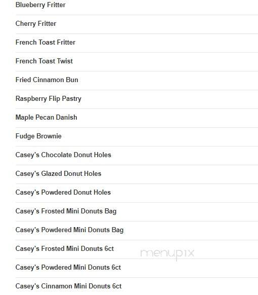 Caseys Carry Out Pizza - La Grange, MO menu_pic