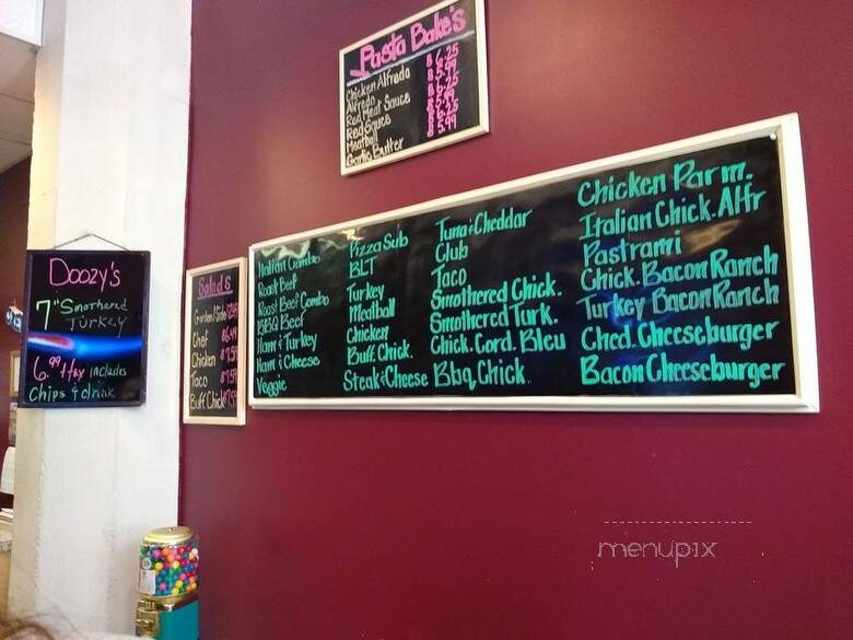 Doozy's Sub & Pizza Shop - Omaha, NE menu_pic
