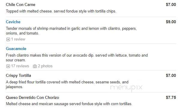 Casa Maya Mexican Restaurant - High Bridge, NJ menu_pic
