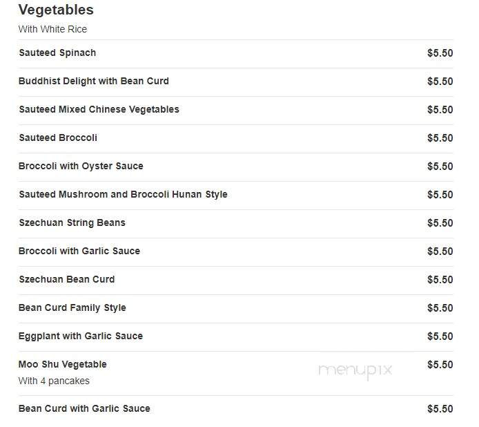 Quality Chef Chinese Restaurnt - Bronx, NY menu_pic