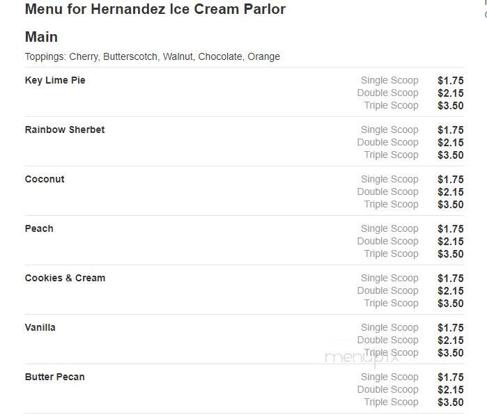 Hernandez Ice Cream Parlor - Newton, NC