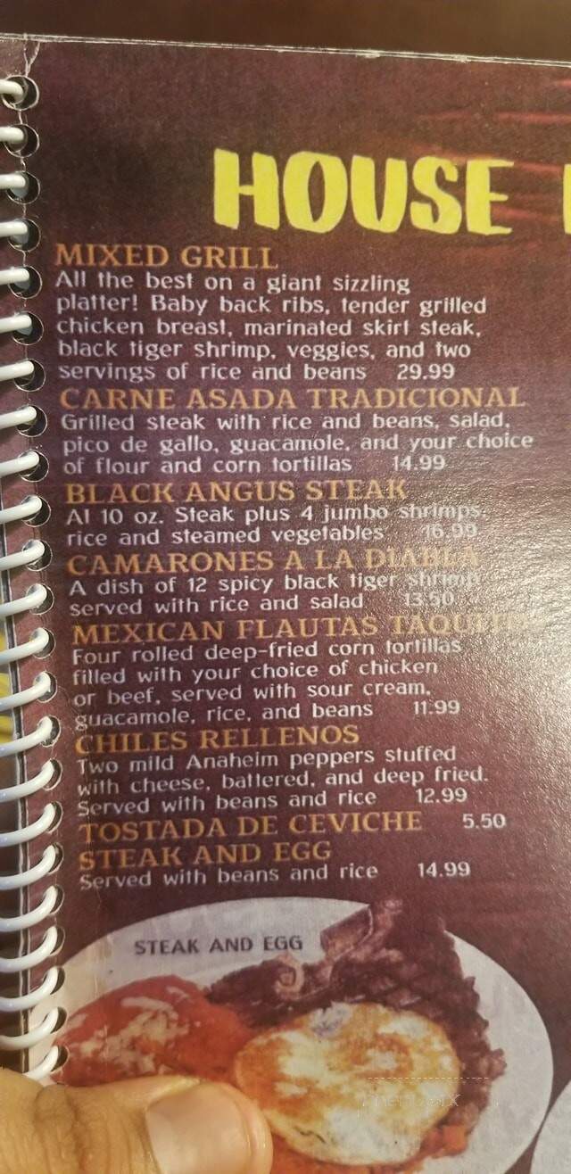 Rio Grande - Lincoln, IL menu_pic