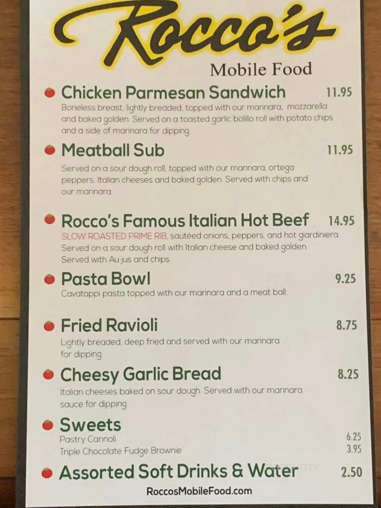 Roccos Mobile Food - Colorado Springs, CO menu_pic