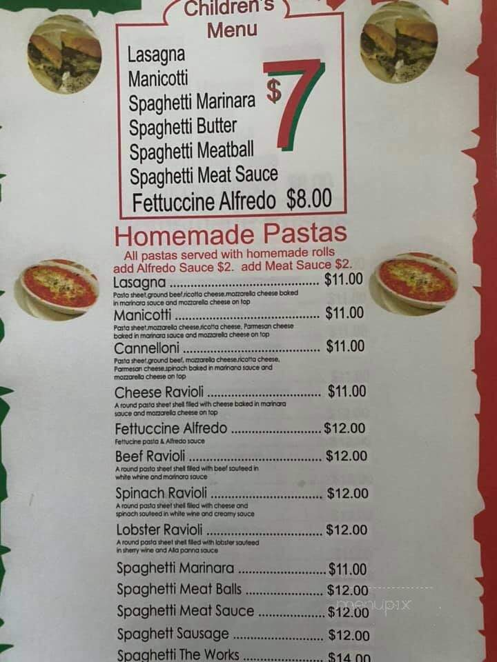 Roma Italian Restaurant - Borger, TX menu_pic