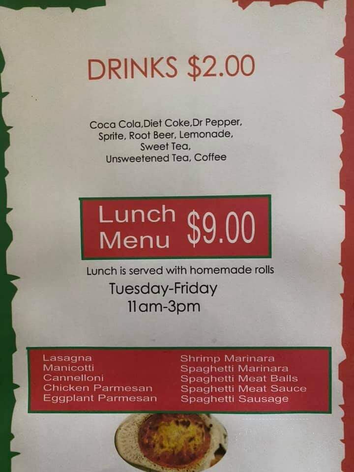 Roma Italian Restaurant - Borger, TX menu_pic