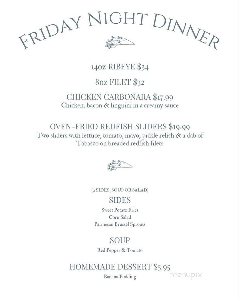 Harrison Country Club Dining - Harrison, AR menu_pic