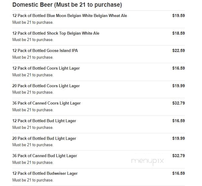 Beer World - Kingston, NY menu_pic