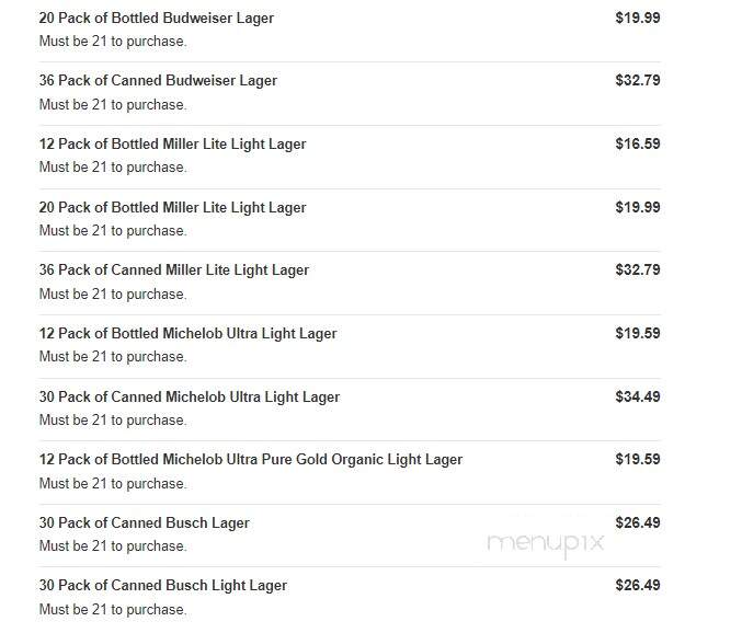 Beer World - Kingston, NY menu_pic