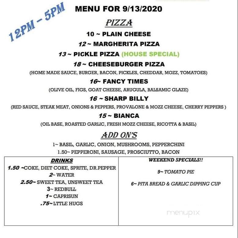 Galen Glen Vineyard & Winery - Andreas, PA menu_pic