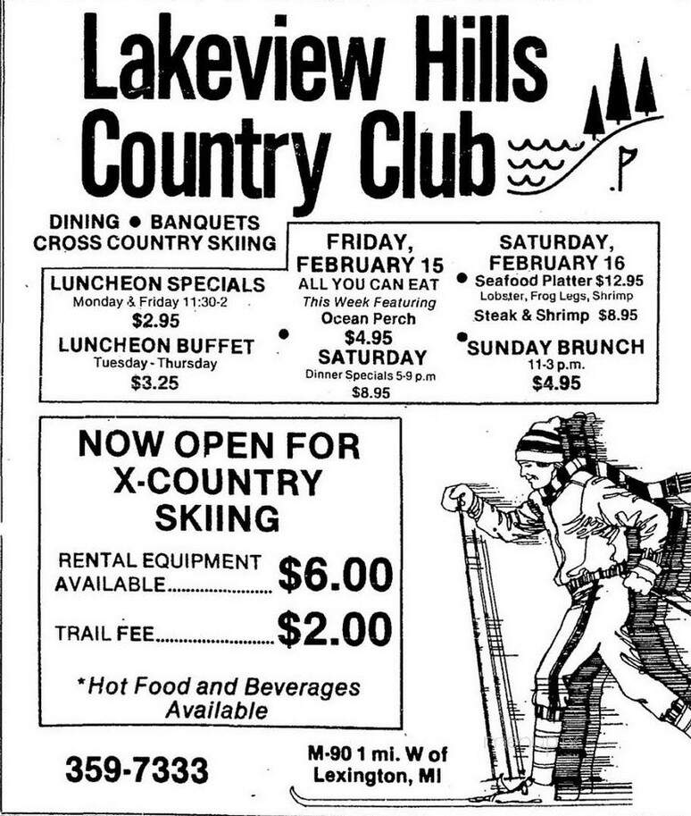 Lakeview Hills Golf Resort & Wedding Venue - Lexington, MI menu_pic