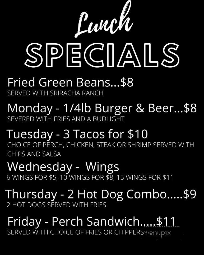 Lakeview Hills Golf Resort & Wedding Venue - Lexington, MI menu_pic