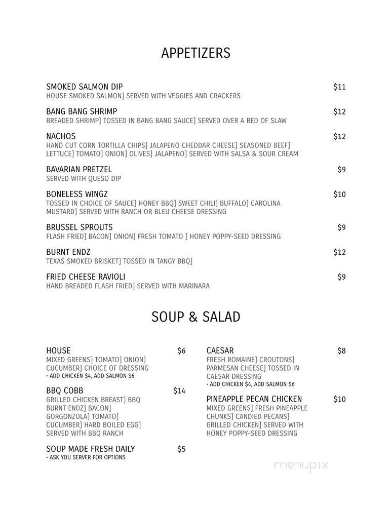 Lakeview Hills Golf Resort & Wedding Venue - Lexington, MI menu_pic