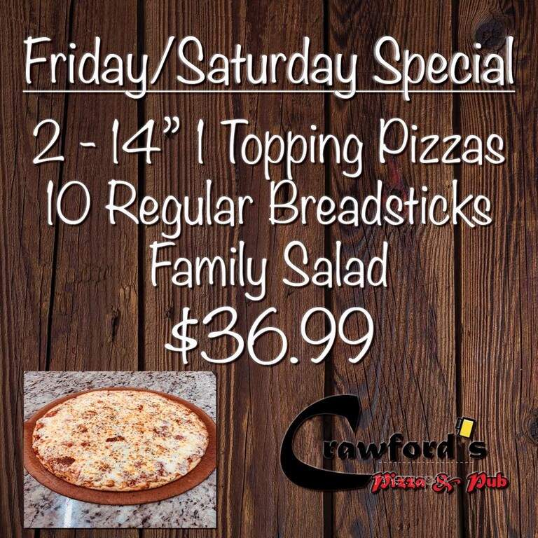 Crawford's Pizza and Pub - Mount Zion, IL