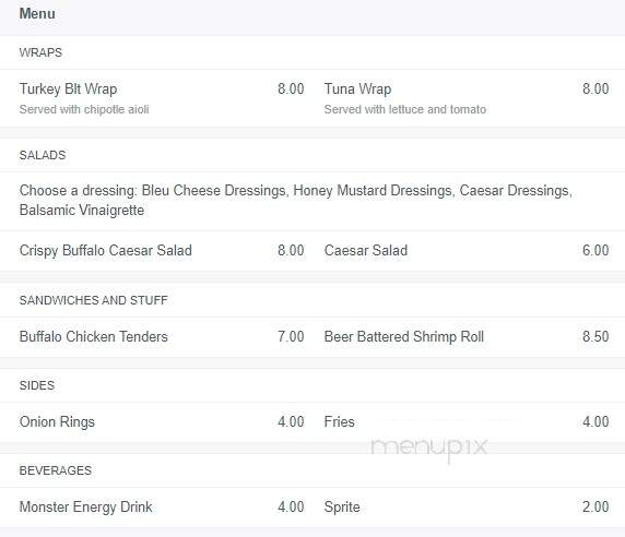 Pavilion - Old Lyme, CT menu_pic