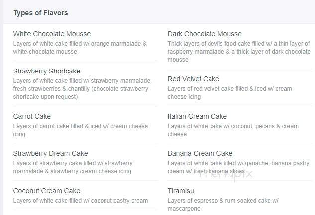 Cocoa Bean - Hammond, LA menu_pic