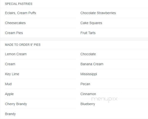 Cocoa Bean - Hammond, LA menu_pic