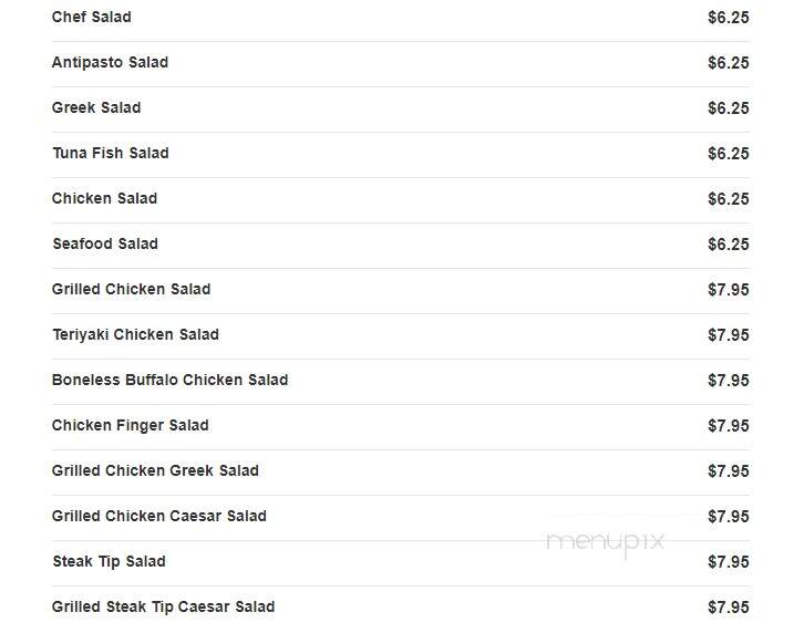 G & G's Quick Bite - Dracut, MA menu_pic