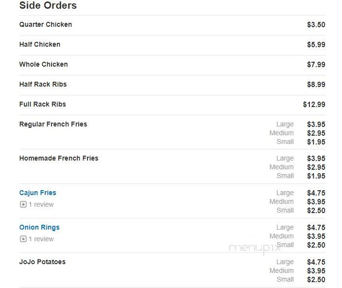 G & G's Quick Bite - Dracut, MA menu_pic